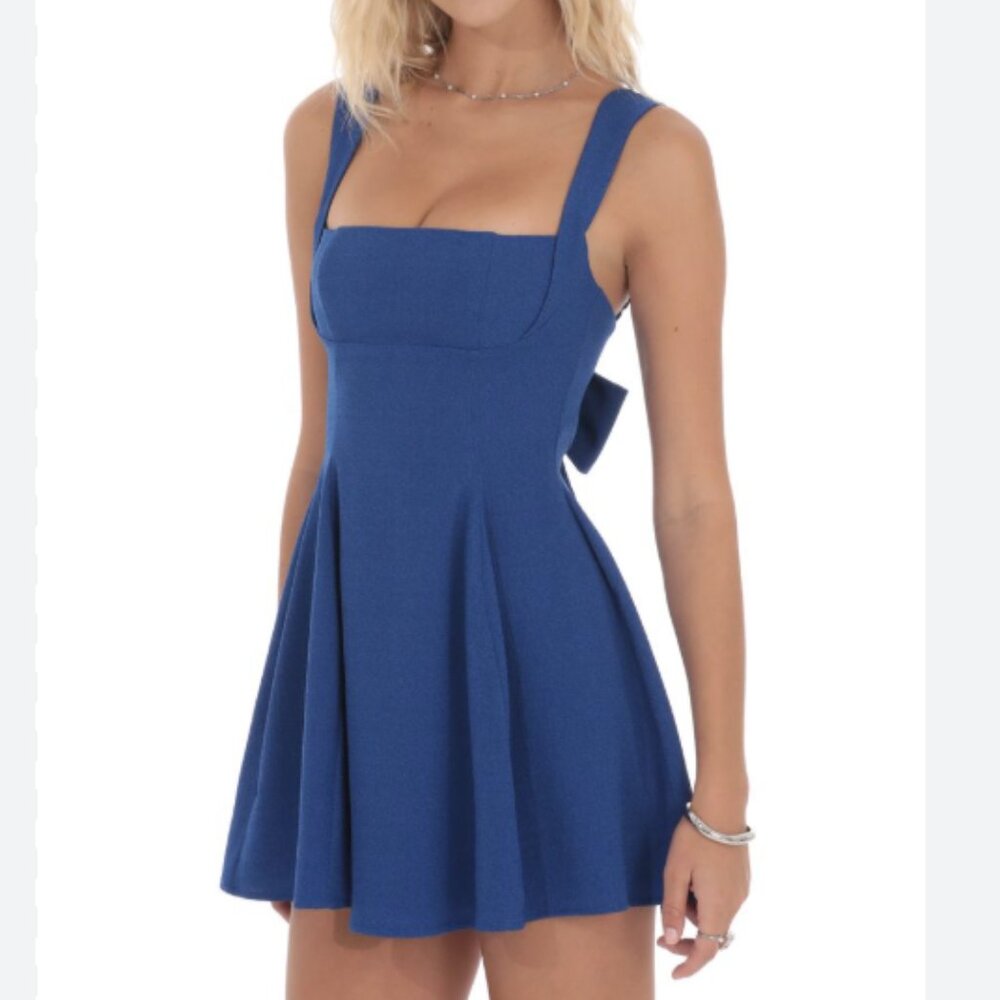 Lucy In The Sky blue mini dress